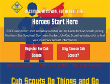 Tablet Screenshot of joincubs.org
